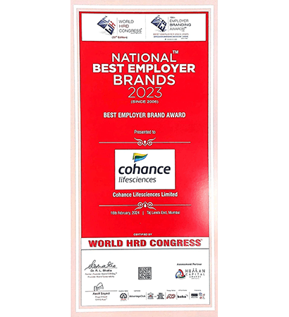 Excellence award